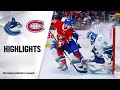 NHL Highlights | Canucks @ Canadiens 2/25/20