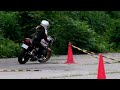 CB400SF(赤) 2012-6-24 ホワイトドラゴン バイクジムカーナ 石川