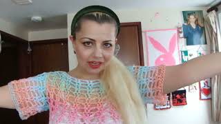 Try On Haul Transparent See Through Crop Top Denim Jeans Trousers High Heels Dance Chat Ana Vanila