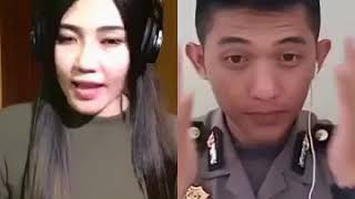 Ngakak!!! Via vallen duet dgn polisi nyanyi lagu -sayang