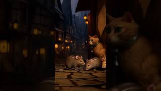 Medieval Mischief Mice Plotting Adventure In A Bustling Town