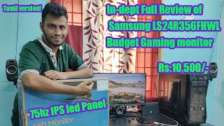 New Samsung budget gaming monitor - 75Hz IPS panel (LS24R356FHWL) In-dept Full Review!