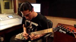 John Hernandez and the Kramer Striker 211 in the studio