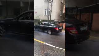 Mercedes C180 Lastik Yakma
