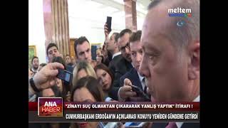 Zi̇nayi Suç Olmaktan Çikararak Yanliş Yaptik İti̇rafi