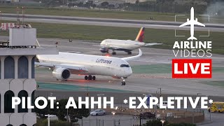 AIRLINE PILOT CAUGHT SWEARING