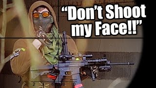 Airsofter gets ANGRY about Invisible Ghillie Sniper..