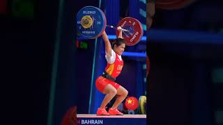 Halterofilia Campeonato Asia 2025. Zhao Jinhong - China Div 55Kgs.