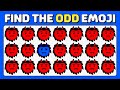 FIND THE ODD EMOJI OUT in these Emoji Puzzles! | Odd One Out Puzzle | Find The Odd Emoji Quizzes