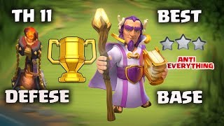 Clash Of Clans New Th 11 Defense Base 5500 Trophy Base 2017 Anti 1 Star Anti 2 Star