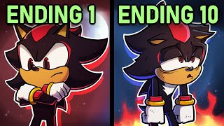 I got EVERY ending in Shadow the Hedgehog