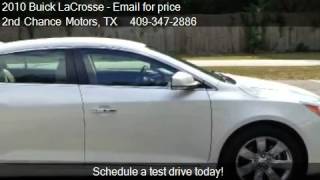 2010 Buick LaCrosse CXS - for sale in Beaumont, TX 77703
