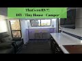 DIY - RV - Rig - Tiny House - Custom Camper - he made this from scratch!?