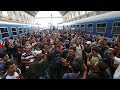 Nem szállhatnak fel a nemzetközi járatokra a menekültek a Keletiben