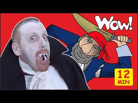 Spooky and Scary Stories for Kids from Steve and Maggie | Free Speaking Halloween Wow English TV