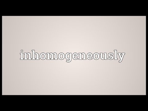 Header of inhomogeneously