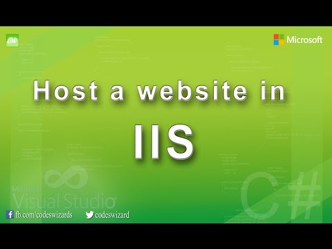 Foto web hosting control panel iis