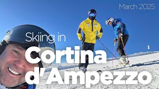 Skiing In Cortina Dampezzo March 2025