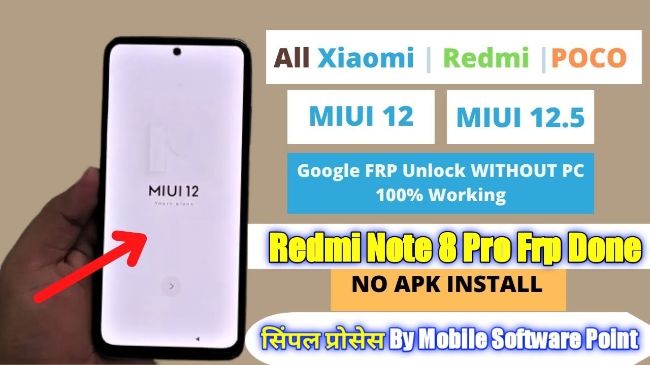 Redmi Note 8 Pro | MIUI 12.0.5.0 | FRP Lock Bypass | Redmi Note 8 Pro | MIUI 12.0.5.0 | FRP Lock Bypass |