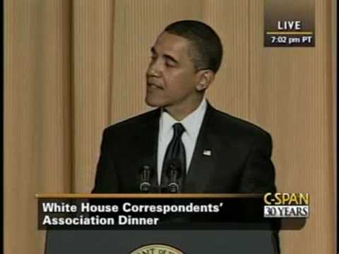 President Obama at the White House Correspondents' Dinner