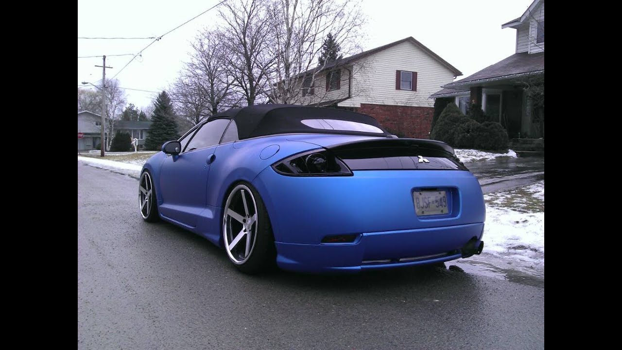 Spyder 4G Mitsubishi Eclipse revving loud exhaust sound ...