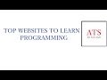 Top Websites to learn programming online