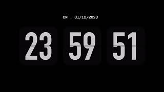 countdown newyear 23:59 to 00:00