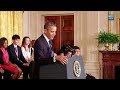 President Obama Speaks at the 2013 White House Science Fair