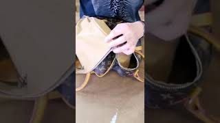 Louis Vuitton bag transformation #sewing #louisvuitton #diy #fashion #shorts
