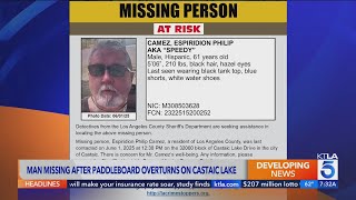 Overturned Castaic Lake Paddleboarder Identified But Remains Missing