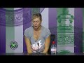 Maria Sharapova press conference (1R) - Wimbledon 2014