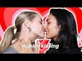 Jello Kissing Challenge | Lesbian Kissing Challenge