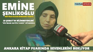 Emi̇ne Şenli̇koğlu Di̇zi̇ Fi̇lm Olacak Romanini Ankara Ki̇tap Fuarinda Tanitiyor