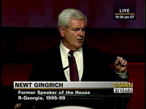 Newt Gingrich at 2009 GOP Congressional Dinner