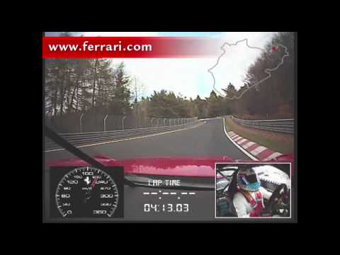 Ferrari 599XX lap of the nurburgring