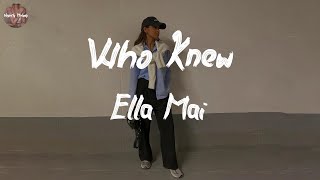Watch Ella Mai Who Knew video