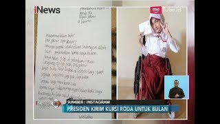 Surat Untuk Presiden Viral, Bocah Sd Akhirnya Dikirimi Kursi Roda Oleh Jokowi - Inews Siang 2103
