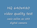 HQ 640x480 video quality test casio exilim ex-z33 digital camera.wmv