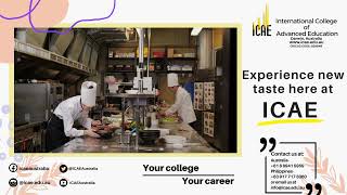 Try And Experience Cert. Iii & Iv In Commercial Cookery At Icae