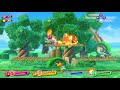 Kirby: Star Allies Gameplay - Whispy Woods Boss Fight