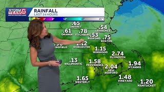 Video Noreaster Brings Downpours, Gusty Wind