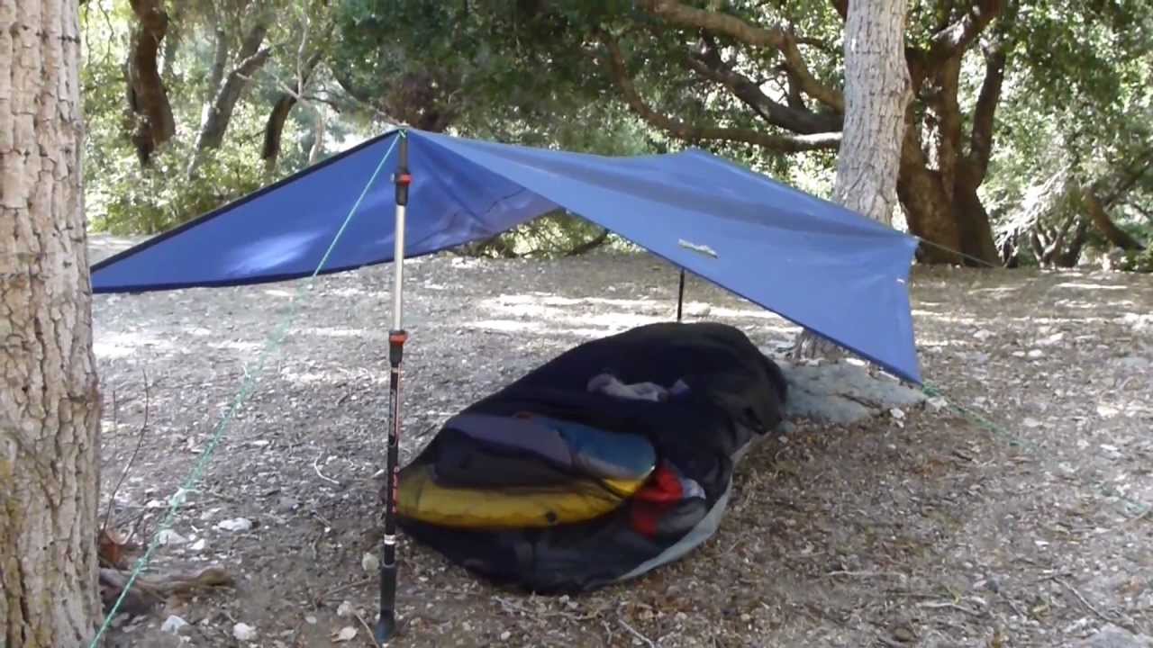 Tarp and Sleep System Setup YouTube