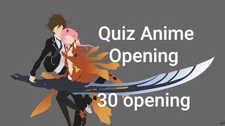 Quiz Anime Opening - 30 opening (Easy/Medium/Hard)