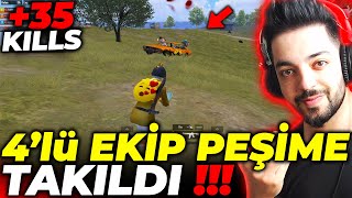 +35 KILLS ! 4 LÜ EKİP PEŞİME TAKILIRSA - FURY TEAM PUBG Mobile