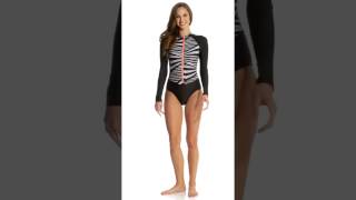 Speedo Women's Long Sleeve One Piece Swimsuit | SwimOutlet.com