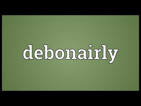 Header of debonairly