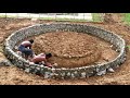 Build Stone Fish Pond