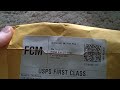 Sparkfun Small First Class Package Unboxing BMP085