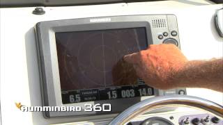 HUMMINBIRD 360 showing dock pilings structure