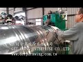 Video Single Ridge Roller Machine For Stainless Steel Tank Bottom Edge Machine in Taiwan